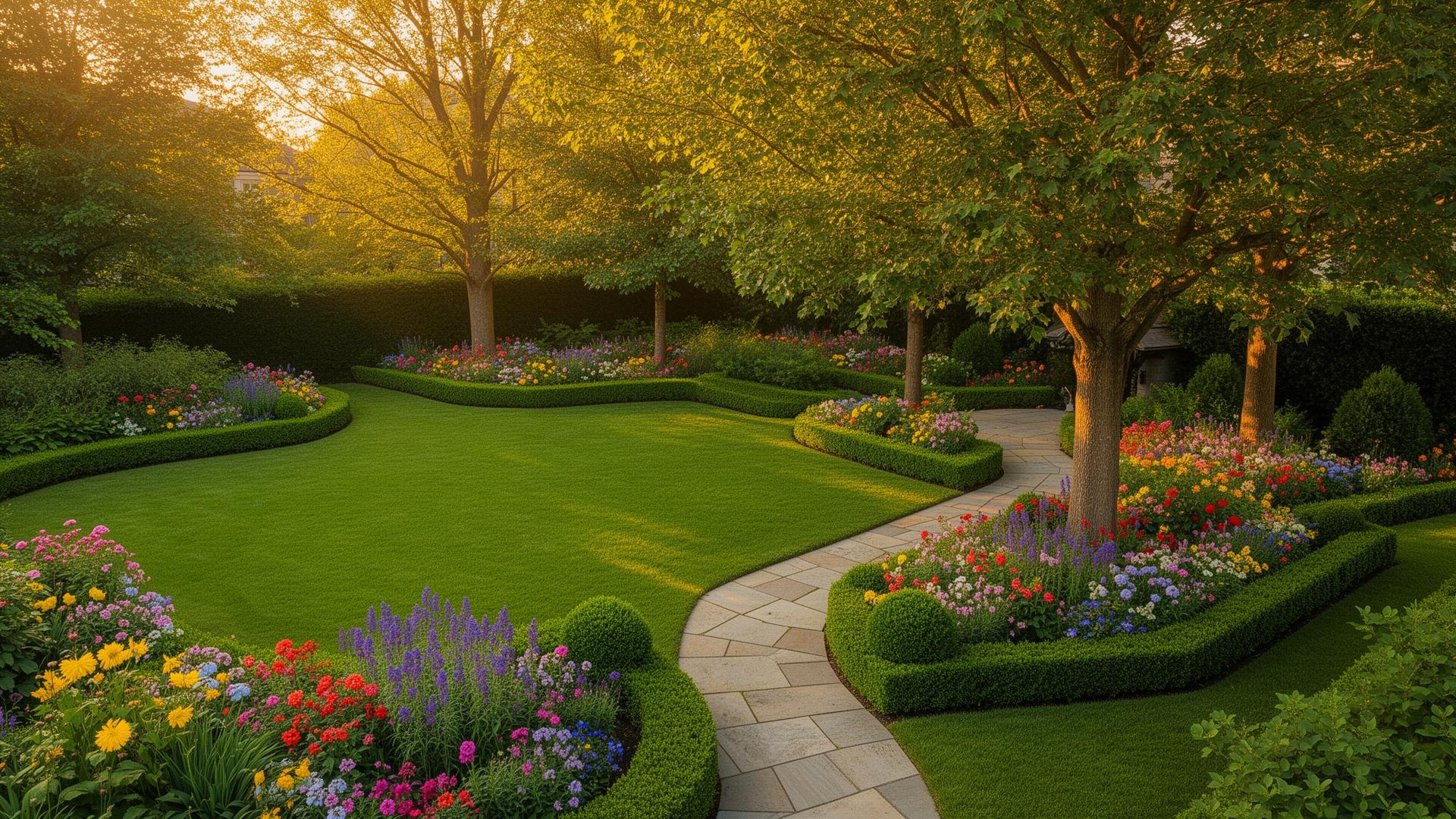 Piękny ogród zaprojektowany przez Kamil-Ogrody